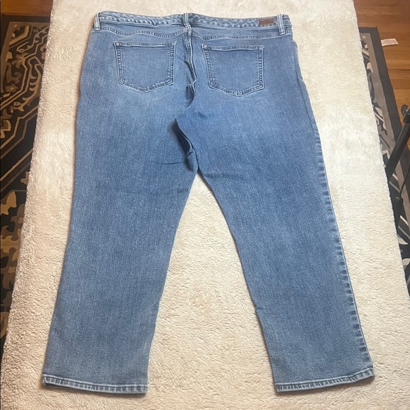 Ralph Lauren Light Blue Straight Leg Jeans Cropped sz 18W 26” inseam - Picture 9 of 10